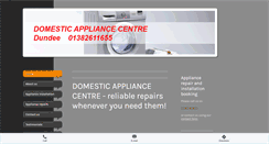 Desktop Screenshot of domesticappliancecentredundee.com
